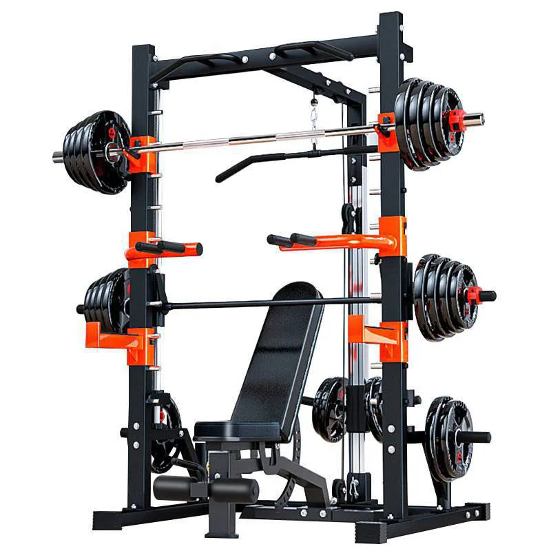Smith machine gantry frame fitness home strength comprehensive training equipment squat bench press combination gym equipment