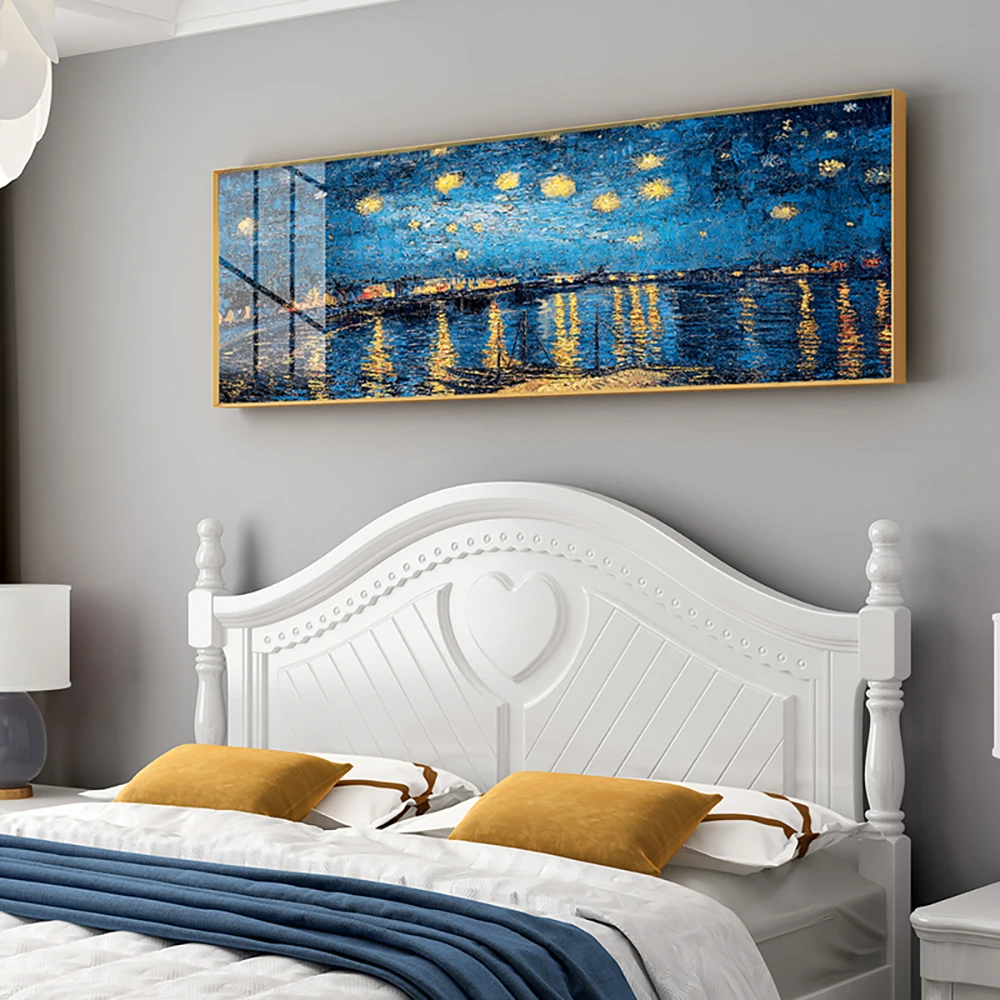 Набор для рисования по номерам на холсте Ван Гог Моне | Дом и сад