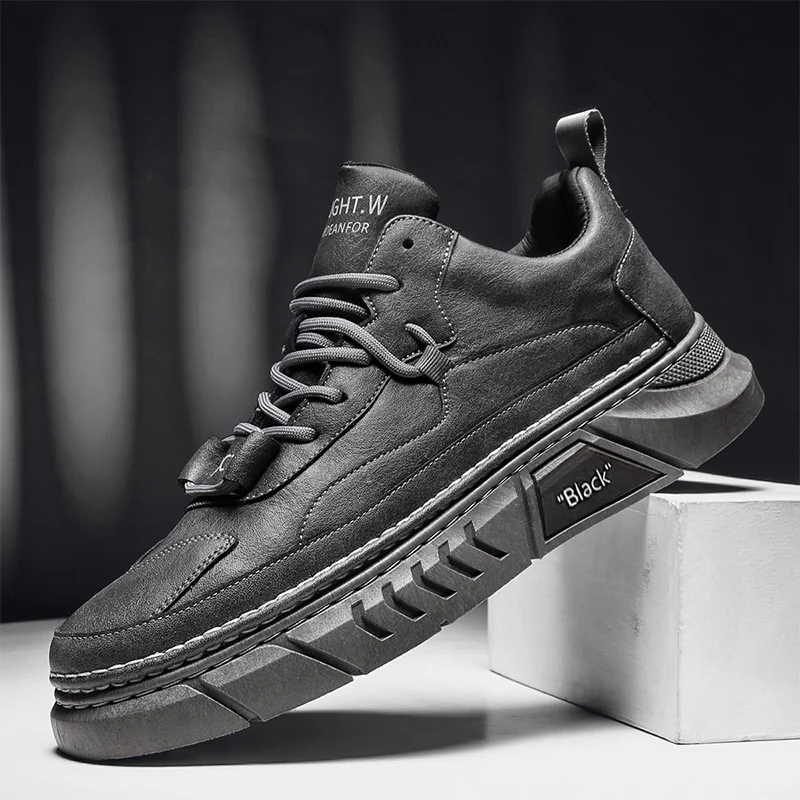 

Autumn and winter high-top shoes Martin boots locomotive style fashion men's casual shoes sports shoes mens gym shoes