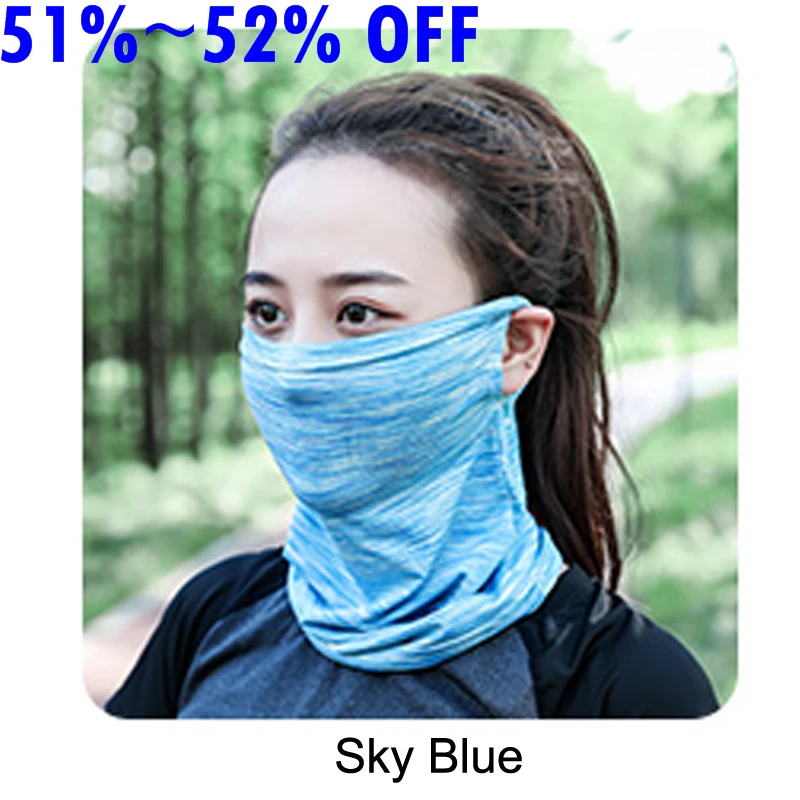 Шелковый шарф маска для лица бандана головной платок уникальный и свежий