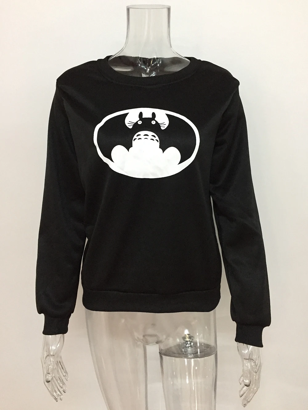 Totoro Chinchilla Hoodies Sweatshirts 2022 Women Kawaii Harajuku Fashion Punk For Girls Clothing European Tops Korean