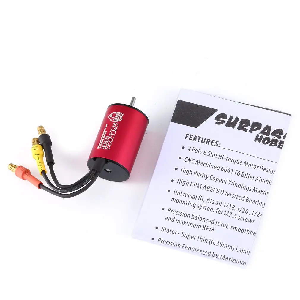 SURPASSHOBBY 2030 6500KV/7200KV бесщеточный двигатель 2S для 1:20/1:18 GTR/Lexus RC Drift Racing Car