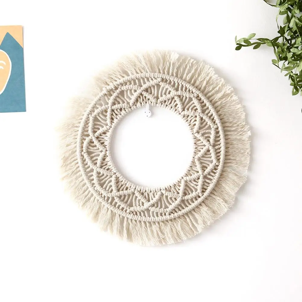 Богемная настенная рамка с бахромой гобелен макраме фон для церемонии Настенный