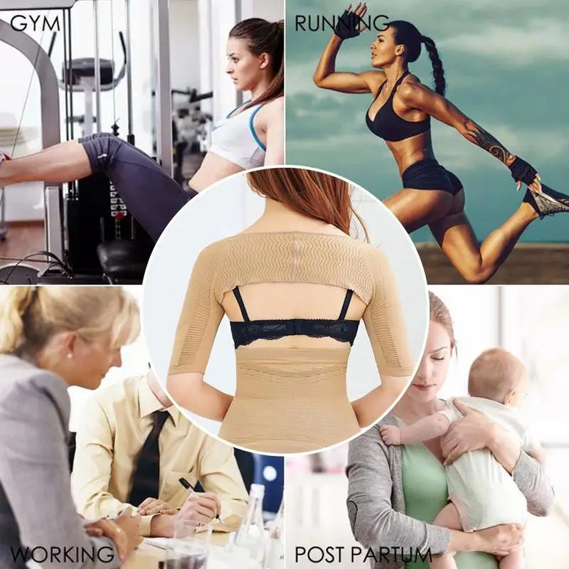 1 шт. Для женщин бесшовные нарукавники для похудения рука формирующие рукава