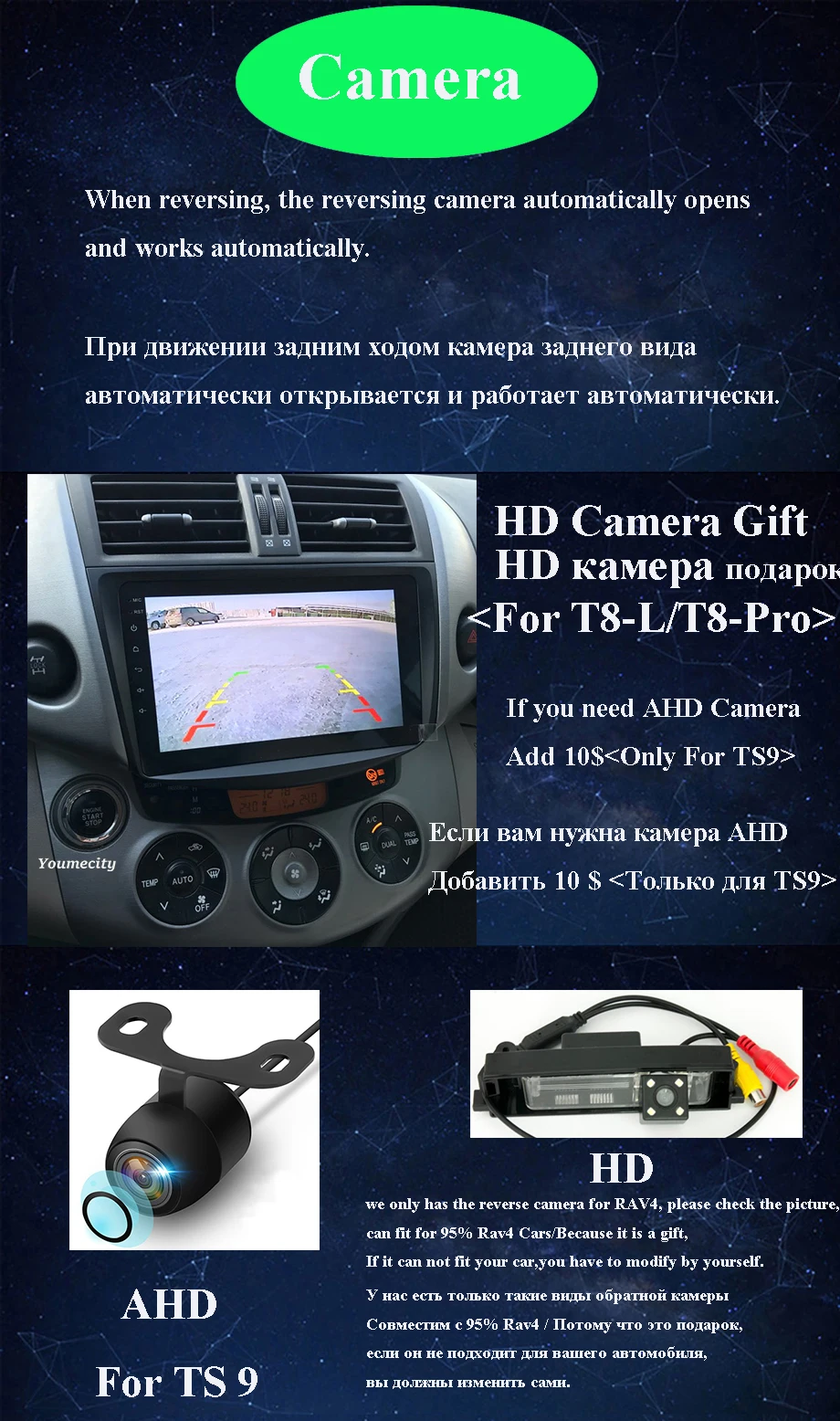 Автомобильный DVD для Toyota Old RAV4 Аудио Видео Стерео gps Радио RDS Wifi 2006-2012 1024*600 HD экран 2Din Android 9,0 Carplay TPMS