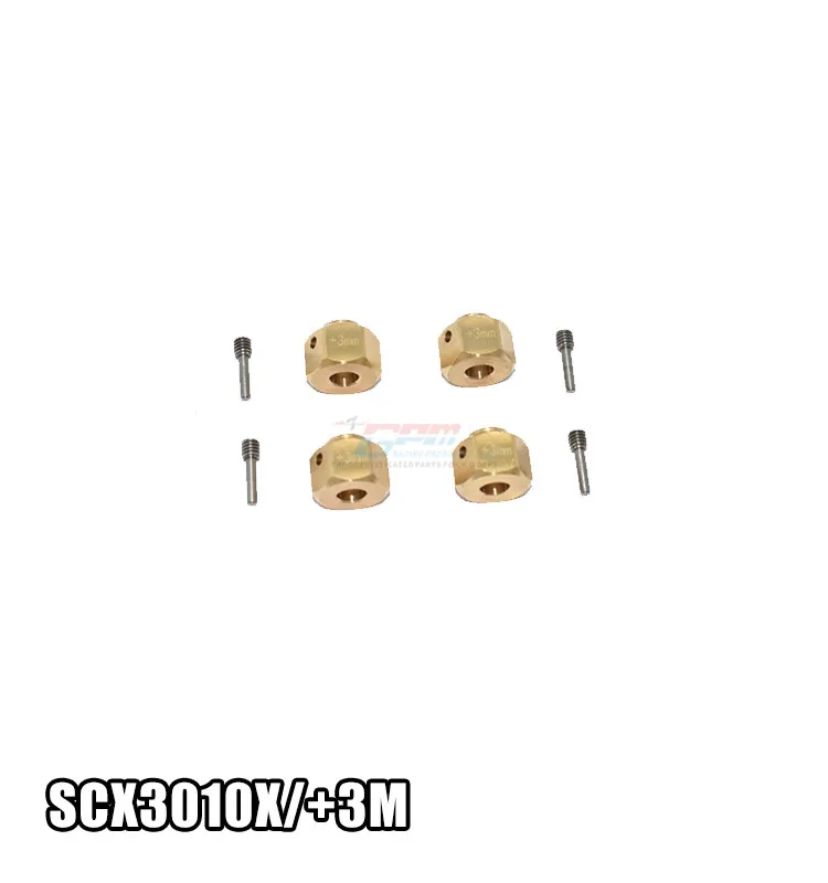 

Copper hexagonal coupling widened 3MM for Axial AXI03007 SCX10 III