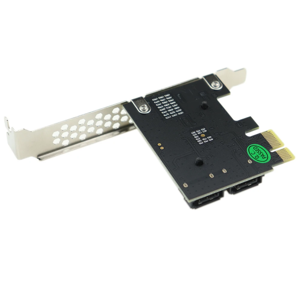 PCI Express SATA 3 0 карта контроллера 2 порта PCIe III 6 Гбит/с внутренний адаптер конвертер