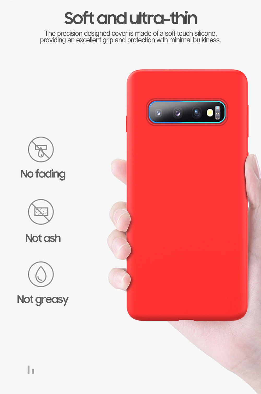 Ультратонкий силиконовый чехол для SAMSUNG Galaxy S10 S9 S8 S11 Plus S10e S11e Note 8 9 10 5G чехол