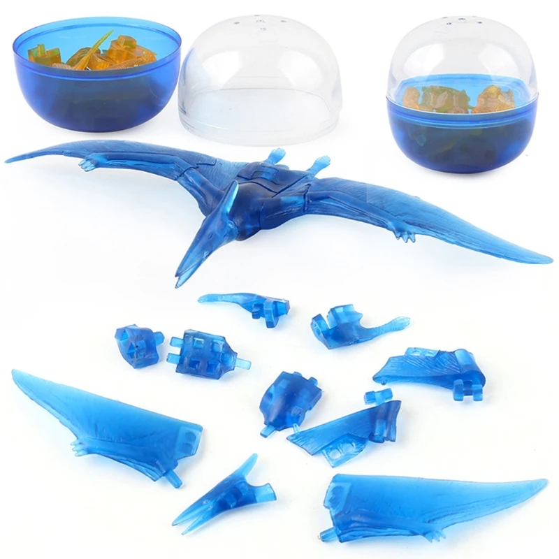 

8 Pcs DIY Assembly Dinosaur Model Children Building Blocks Kids Educational Toy
