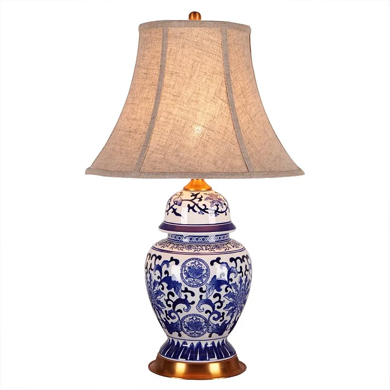 Китай Античная Гостиная Винтаж настольная лампа фарфор Керамика Свадебная ваза