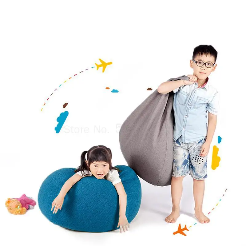 Детский диван стул ленивый маленький мешок мультяшная Милая принцесса для