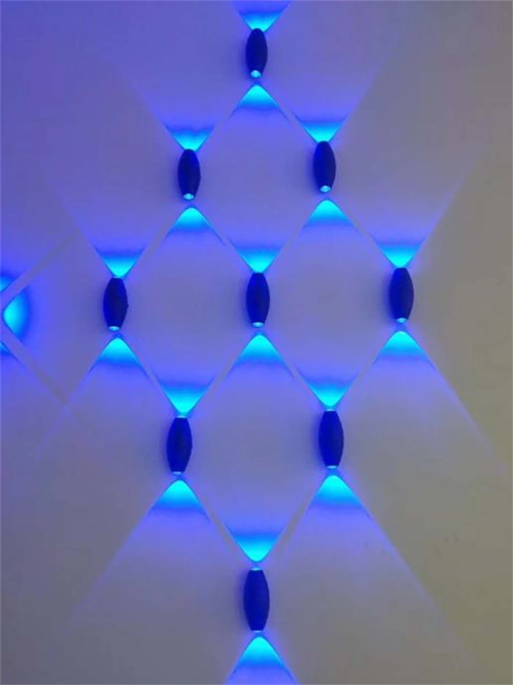 Вверх вниз светильник Открытый настенный черный IP65 Водонепроницаемый Сад