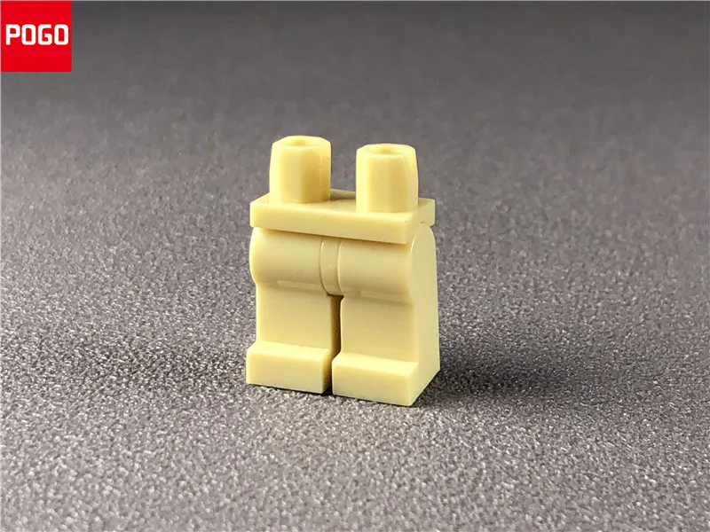 10 шт./лот кубики Moc hips модель фигурки Красочные Брюки DIY Развивающие строительные блоки мини куклы игрушки для детей Подарки - Цвет: tan Trousers