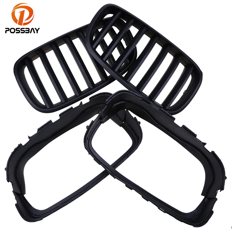 Possbay черная Автомобильная Передняя Центральная широкая вытяжная решетка