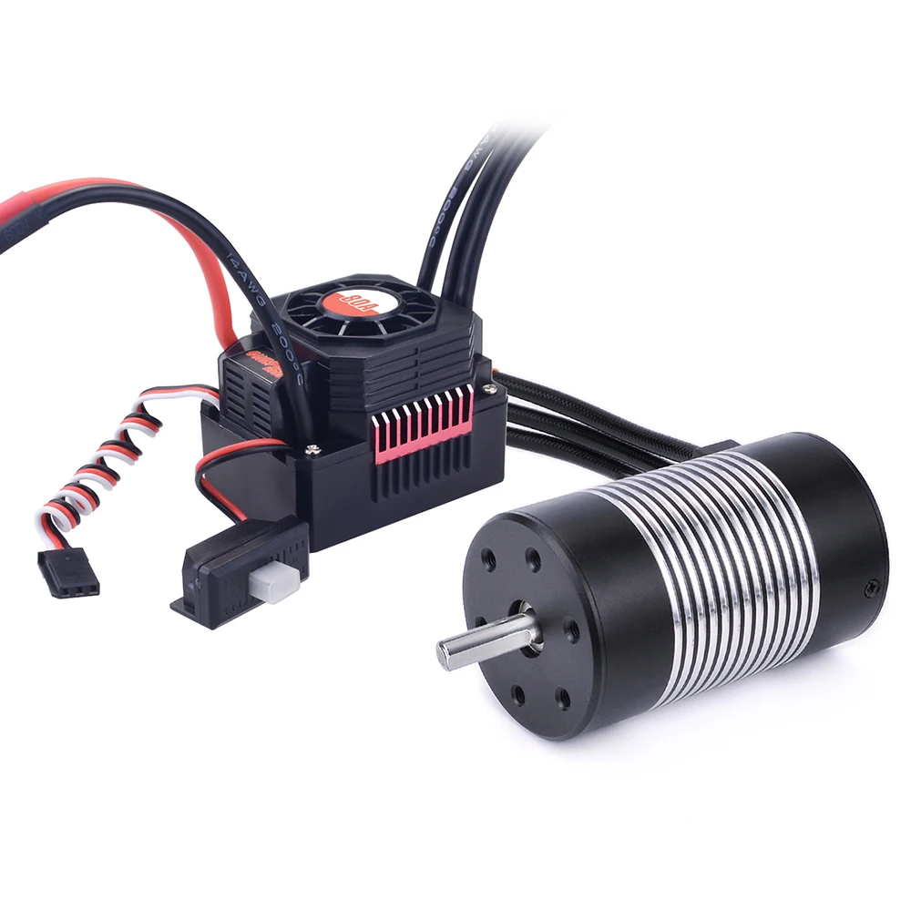 

Rocket 3660 Waterproof Brushless Sensorless Motor 4300KV 3800KV 3300KV 2600KV w/80A ESC for 1/10 Tamiya GTR Traxxas HSP RC Car