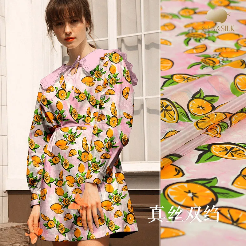 

135cm Width Silk crepe new silk fabric dress cloth for women's clothing