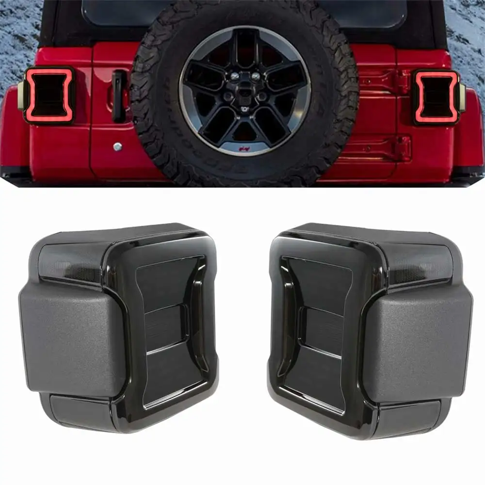 Новейшие задние фонари для Jeep Wrangler JL 2018 2019 светодиодсветодиодный в американской