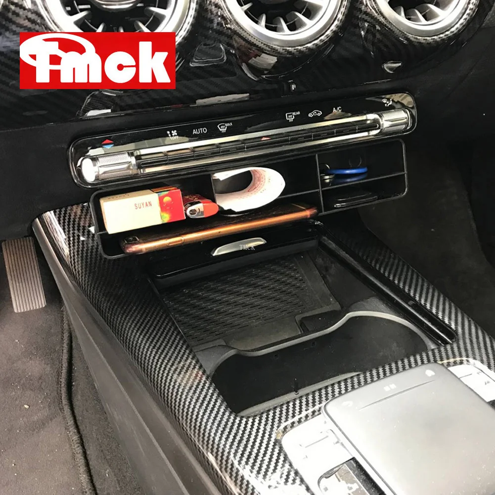 

Car Central Console Storage Box Phone Card Tray Holder Organizer For Mercedes Benz A Class W177 V177 A180 A200 A220 A250 2019+