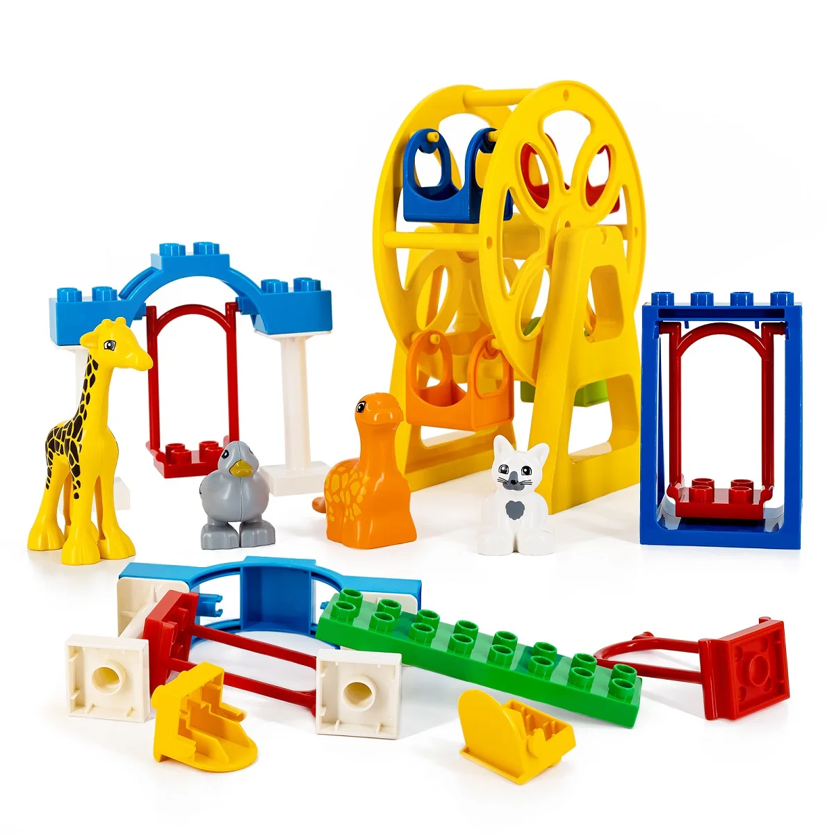 Большие детали для конструктора забора раздвижные окна фигурки цветов большие