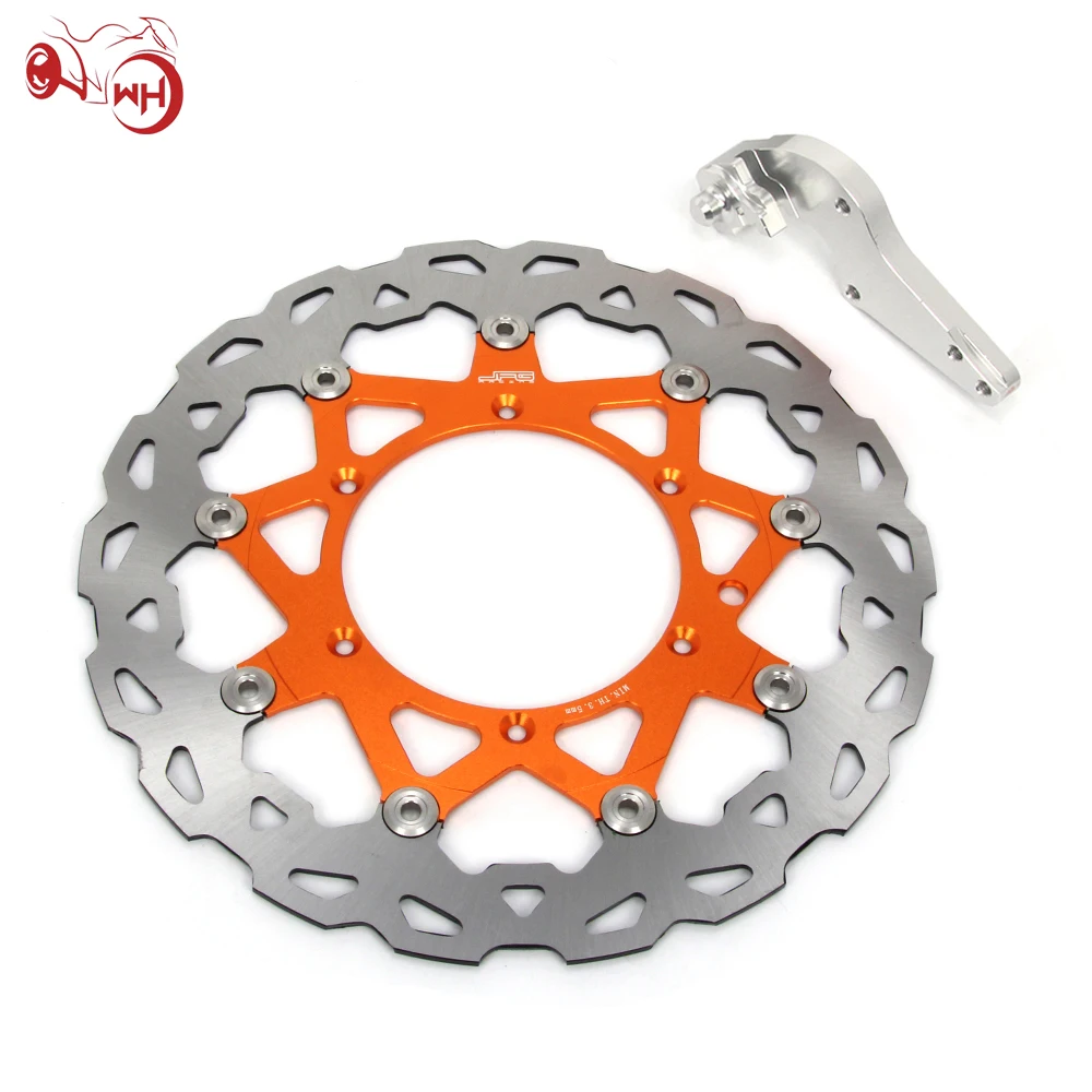 

For KTM EXC XC XCW XCF SX SXC SXS GS MX MXC LC4 2000-2012 Motard Supermoto 320MM Front Brake Disc Rotor Bracket Adaptor Adapter