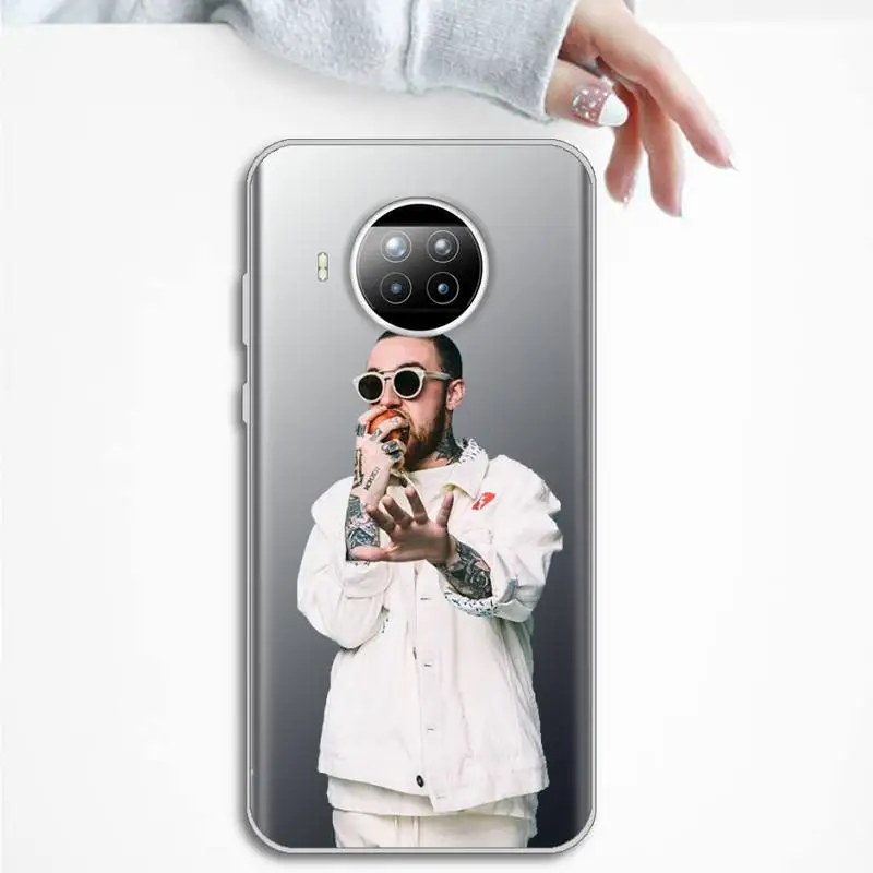 

mac miller Phone Case Transparent for Xiaomi mi Redmi note 10 t 8 9 pro lite 11 Samsung S 8 9 10 20