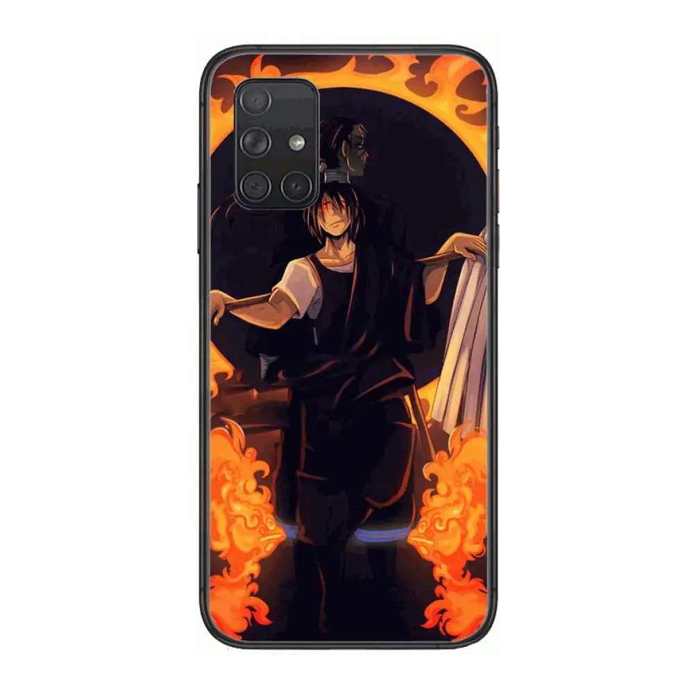 

Anime fire brigade Phone Case Hull For Samsung Galaxy A 50 51 20 71 70 40 30 10 E 4G 5G S Black Shell Art Cell Cover
