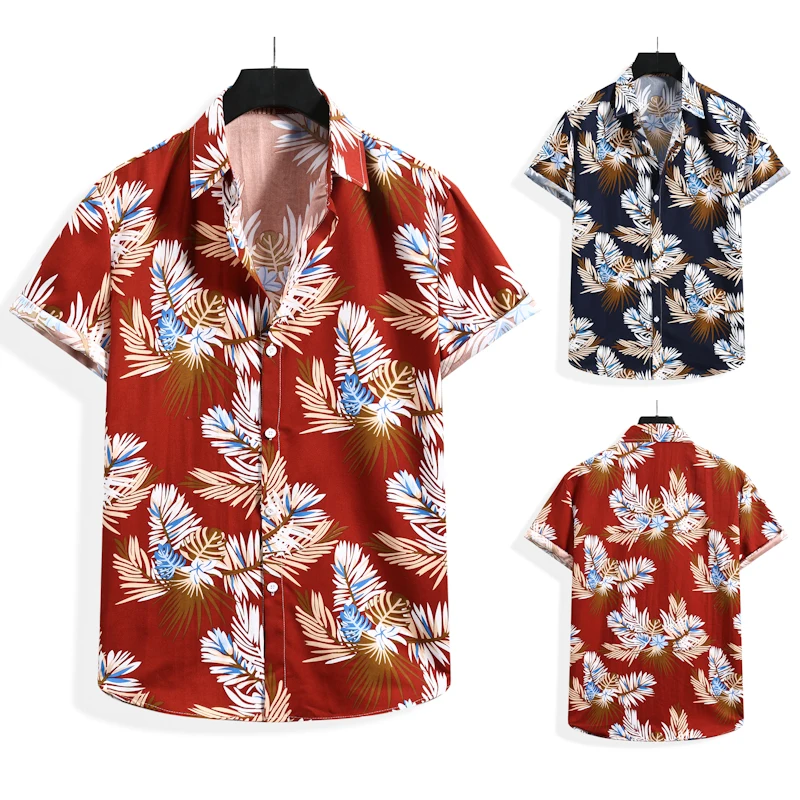 

Летняя рубашка-ниша 2021, винтажная мужская куртка в гавайском стиле с коротким рукавом и портом