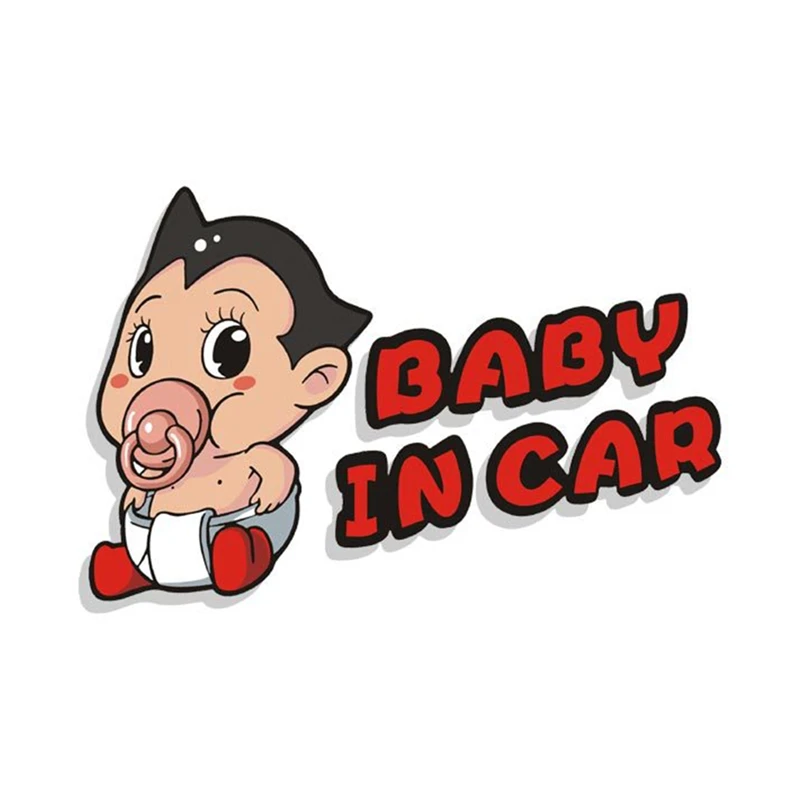 Стикеры Doraemon для стайлинга автомобиля мультяшный ребенок Момоко на борту