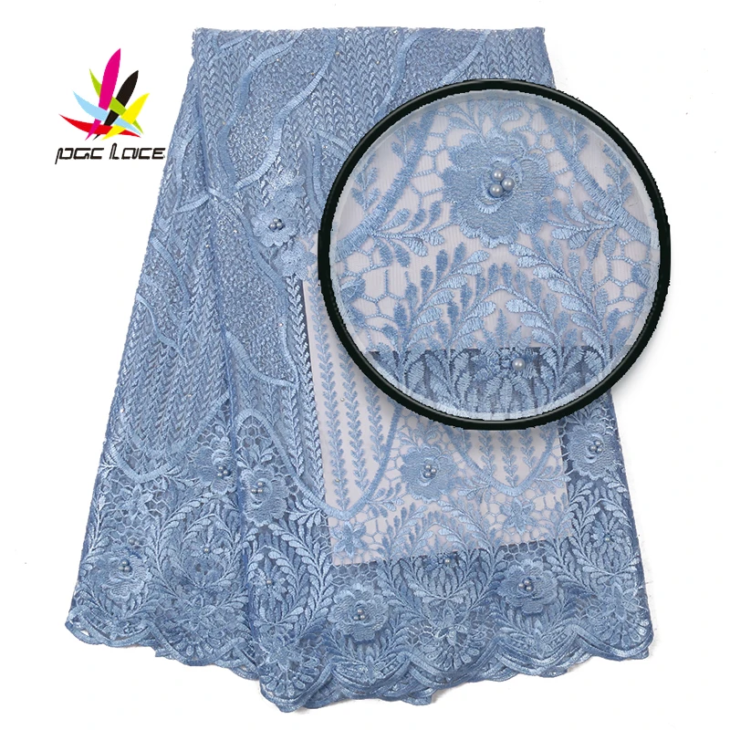 Африканское кружево с жемчугом ткань индийская стразы тяжелые бусины