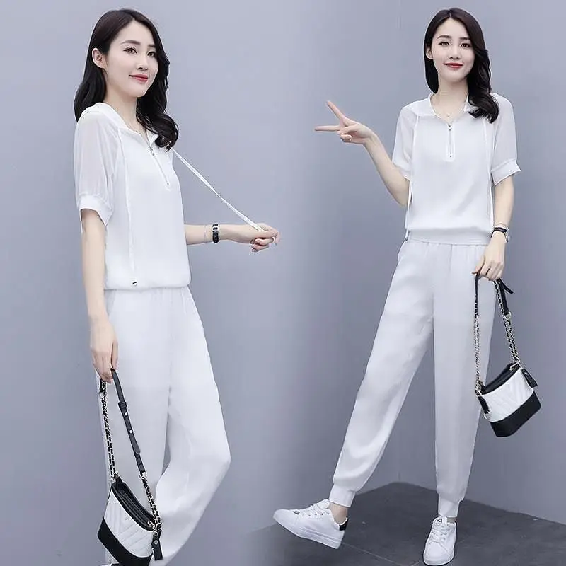 

Thin two-piece suit 2020 summer fashion all-match new pants casual suit thin