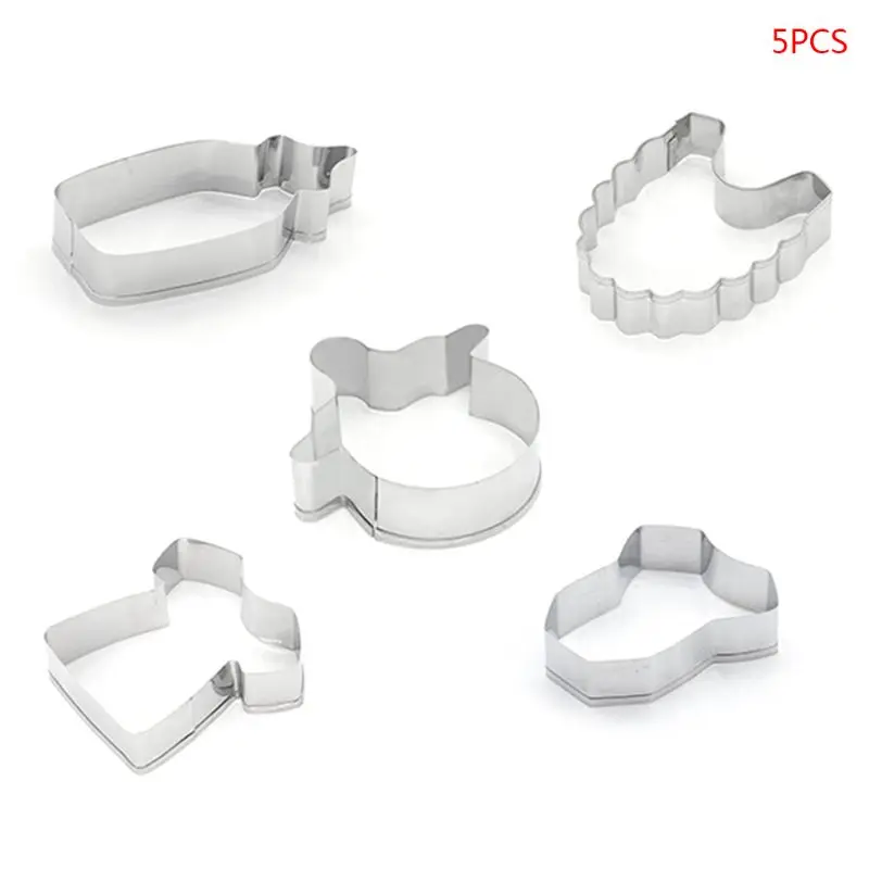 5 шт. формочки для печенья из нержавеющей стали | Дом и сад