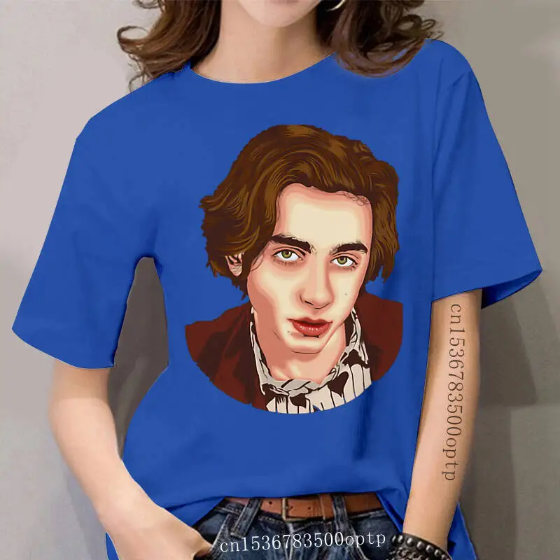 

women t-shirt Timothee Chalamet Fan Art tshirt Women t shirt