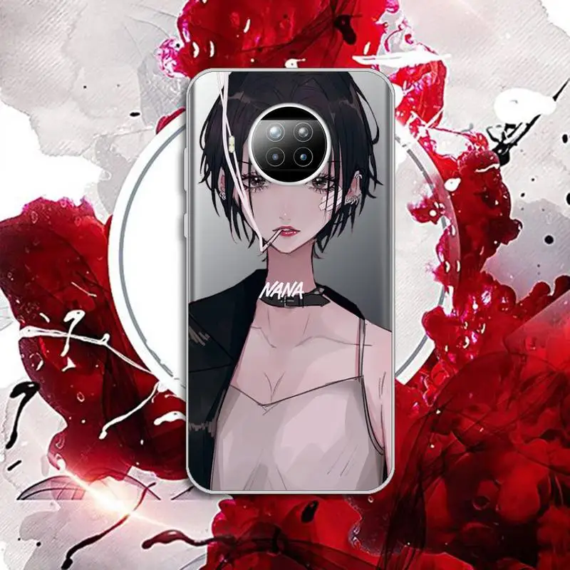 

Oosaki Nana Phone Case Transparent for Xiaomi mi Redmi note 10 t 8 9 pro lite 11 Samsung S 8 9 10 20 plus ultra