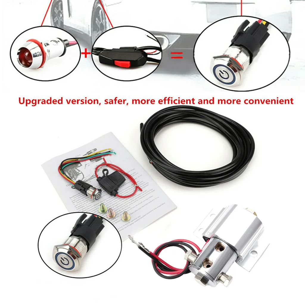 

DC 12-24V Universal Brake Line Lock Kit Fits for Ford 1/8-27 NPT