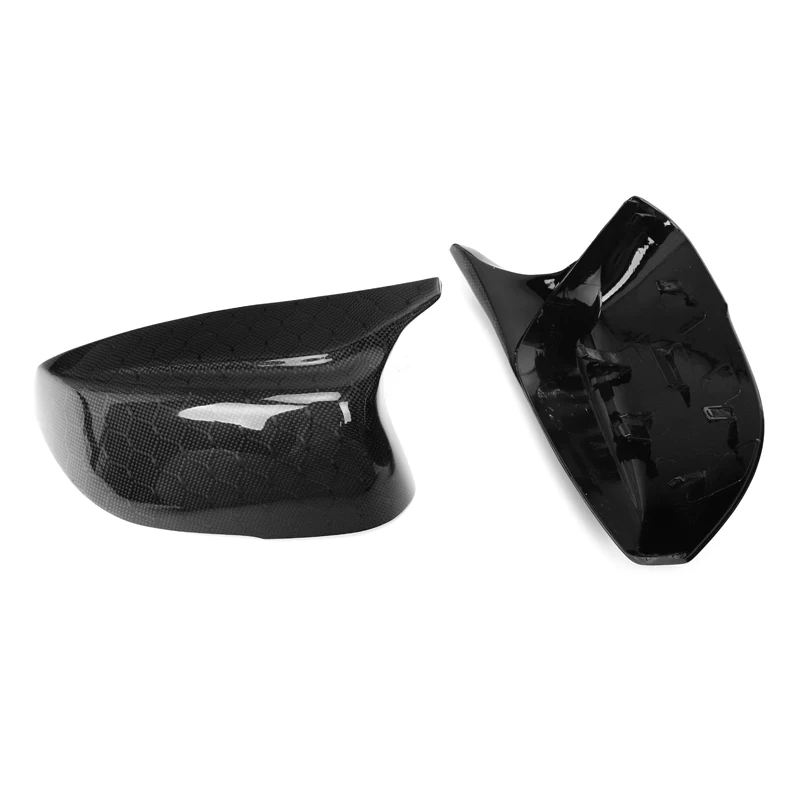 

Carbon Fiber Honeycomb Ox Horn Side Door Mirror Cover for Infiniti Q50 2014 2015 2016 2017 Q60 Q70 QX30 Rearview Mirror Caps