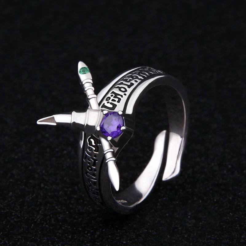 Аниме Yu Gi Oh! Юги Муто кольцо 925 серебро Хэллоуин косплей подарок ювелирные изделия