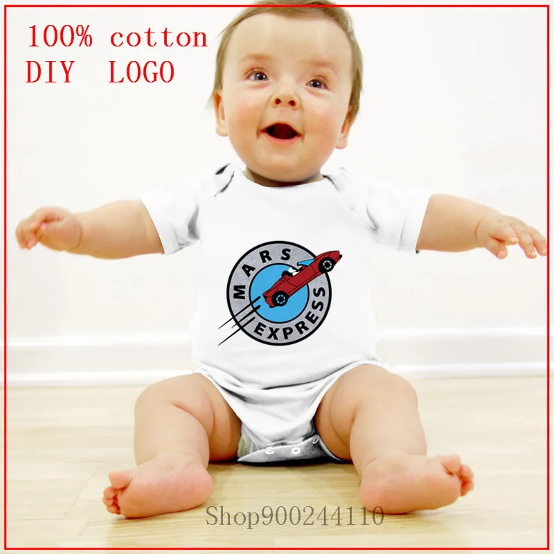 

MARS EXPRESS falcon heavy Tesla Elon Musk Cotton Bodysuits Baby Unisex Infant Fashion Baby Boys Girls Clothes Short Sleeve sets