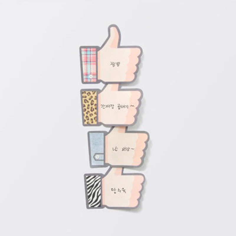 

Creative N-times sticky notes cute and exquisite thumbs-up notes