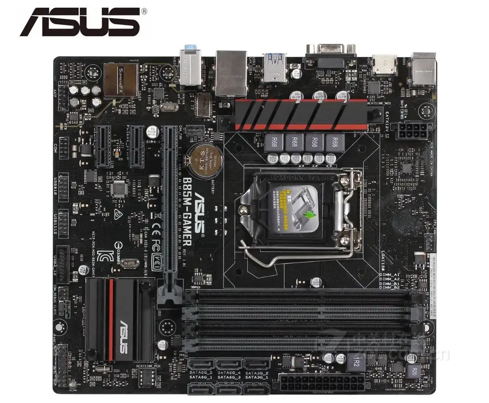 ASUS B85M-GAMER ПК оригинальная материнская плата LGA 1150 DDR3 USB2.0 USB3.0 32 Гб VGA SATA3 B85 б/у рабочего Материнская плата