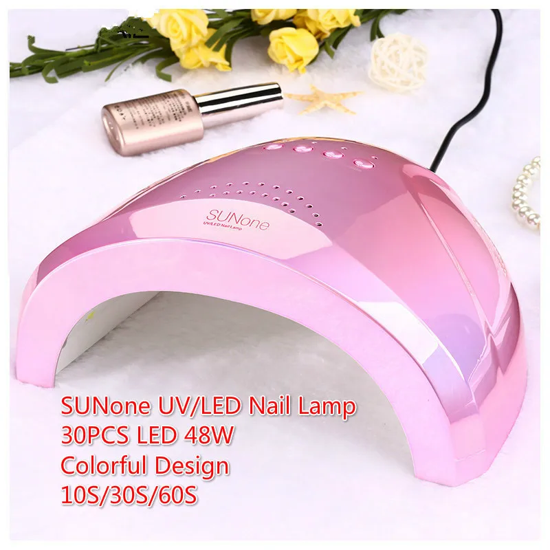 2020 Новая красочная 48 Вт SUNONE профессиональсветодиодный светодиодная УФ лампа для