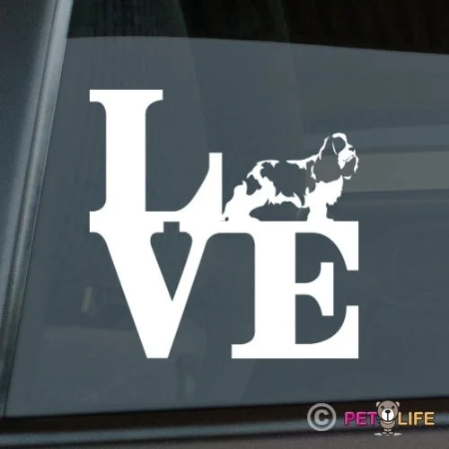 

Love Cavalier King James Sticker Die Cut Vinyl - park Spaniel window decal