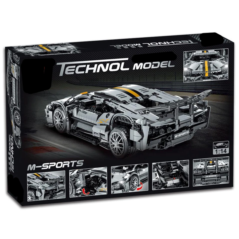 

New 1337PCS Ideas Creative Racing Car Technical Building Blocks Model Bricks Children Diy Creator Toys Birthday Kid Gifts