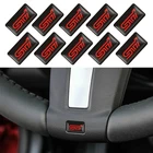 10 шт.лот, эмблема STI, подходящие клапаны для SUBARU LEGACY Forester Outback Impreza, автомобильные аксессуары, Стайлинг автомобиля