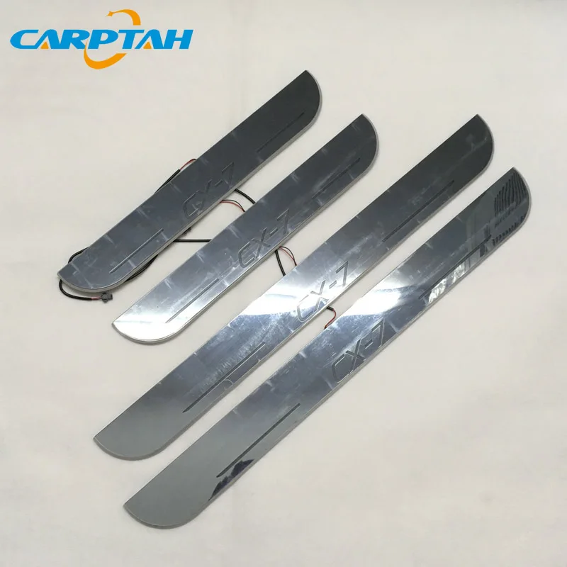 CARPTAH отделкой педаль автомобиля внешние Запчасти светодиодный порога Накладка