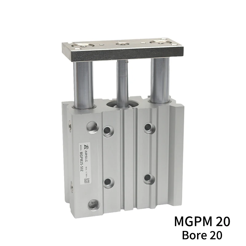 

MGPM MGPM20 -20Z -25Z -30Z MGPM20-40Z MGPM20-50Z MGPM20-75Z Three-axisthin Rod Cylinder Compact guide with Stable pneumatic