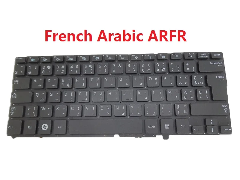 Клавиатура для ноутбука Samsung NP900X3A 900X3A, французский, арабский, ARFR, Аравия