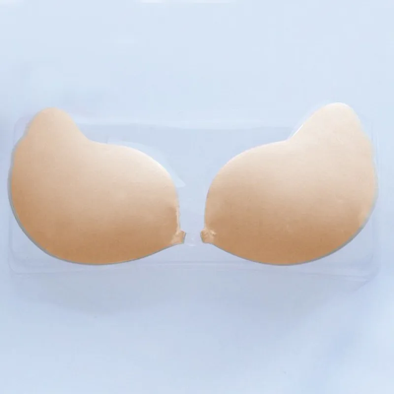 Self-adhesive Sexy Invisible Silicone strapless bra for girls free shipping 60 pcs/lot 166.3 USD