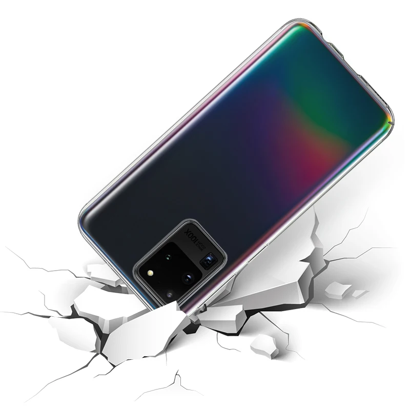 Прозрачный чехол для телефона Samsung A51 A71 S20 FE Plus Note 20 S21 Ultra S10 S9 S10E A50 A70 A72 A52 Жесткий ПК