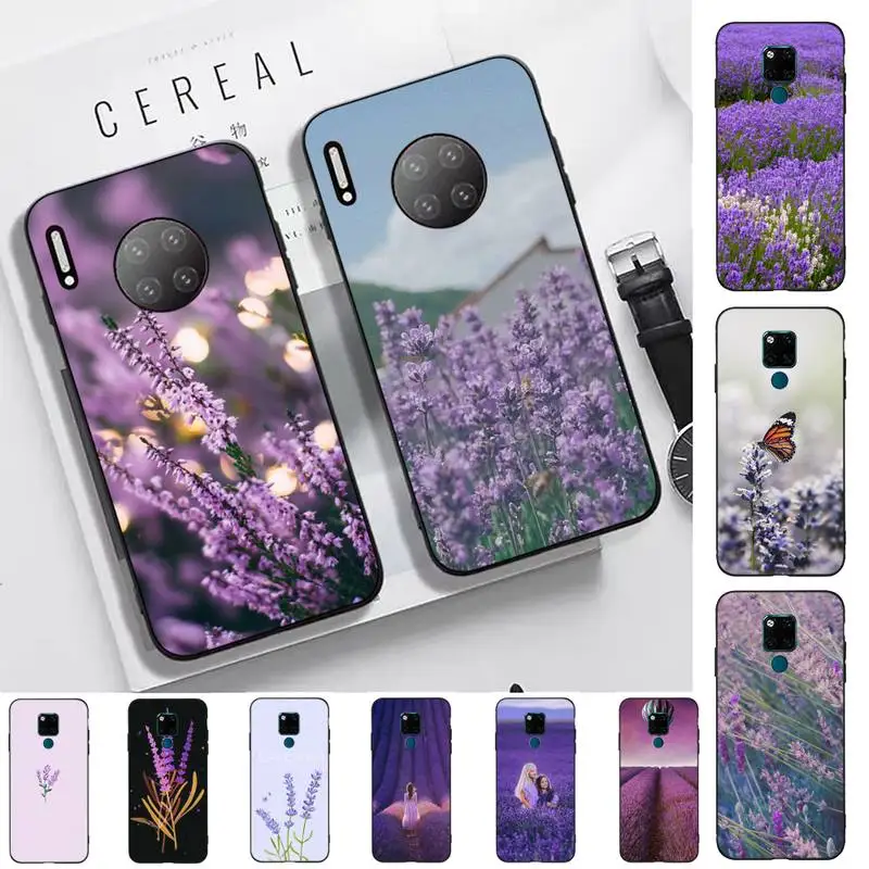

Lavender Phone Case for Huawei Mate 20 10 9 40 30 lite pro X Nova 2 3i 7se