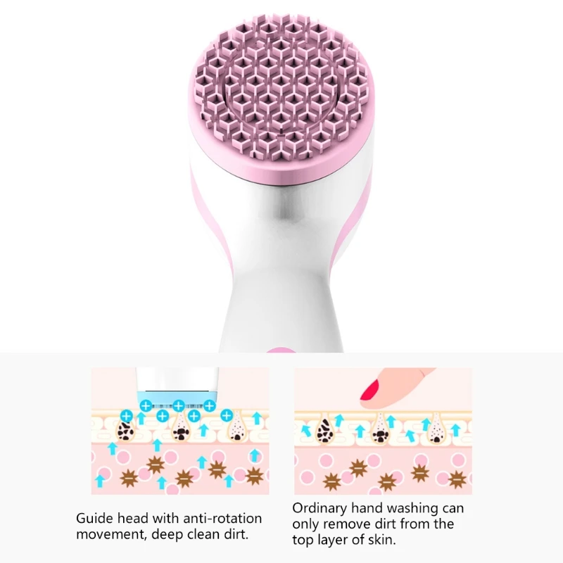 

Electric Waterproof Facial Cleansing Device Firming Essence Pore Cleaner A0NC